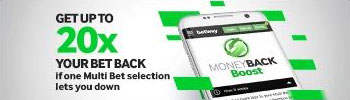 Betway Money Back Boost
